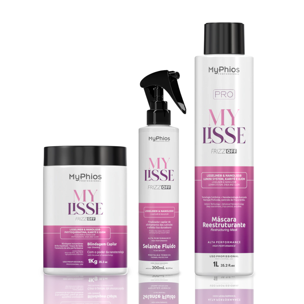 Pro MyLisse 1L + Máscara Blindagem 1kg + Protetor Térmico MyLisse