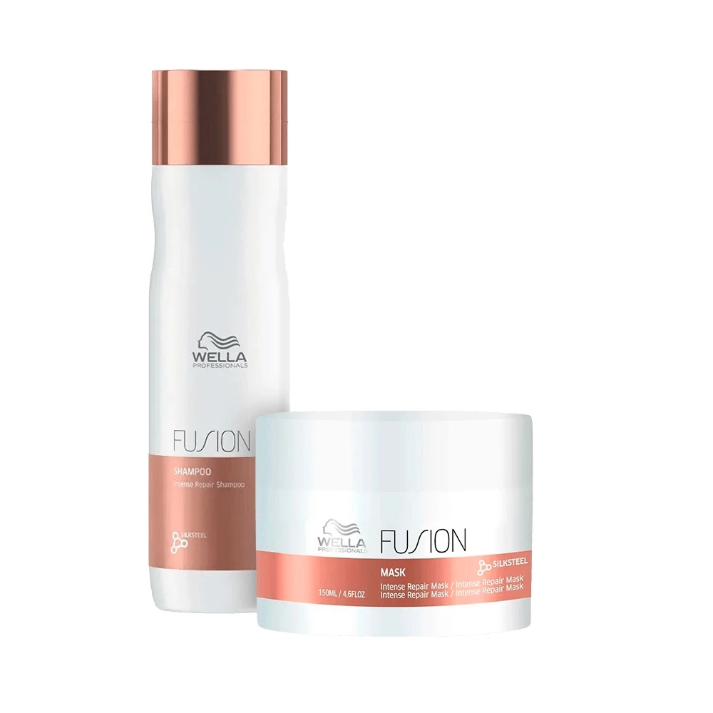 Kit Fusion Shampoo e Máscara - Wella Professionals