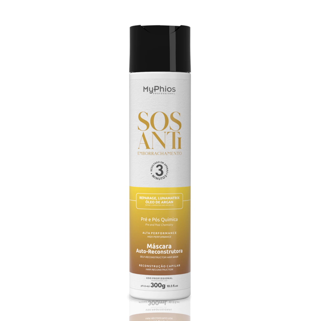 SOS Antiemborrachamento - Máscara Reconstrução Capilar 300ml