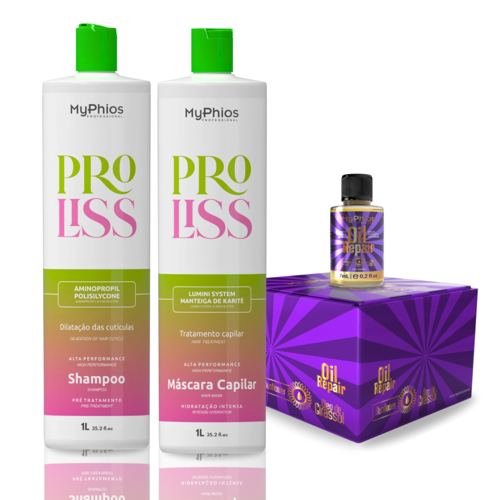 ProLiss 1L + Óleo Repair Sunflower 7ml Display c/12un