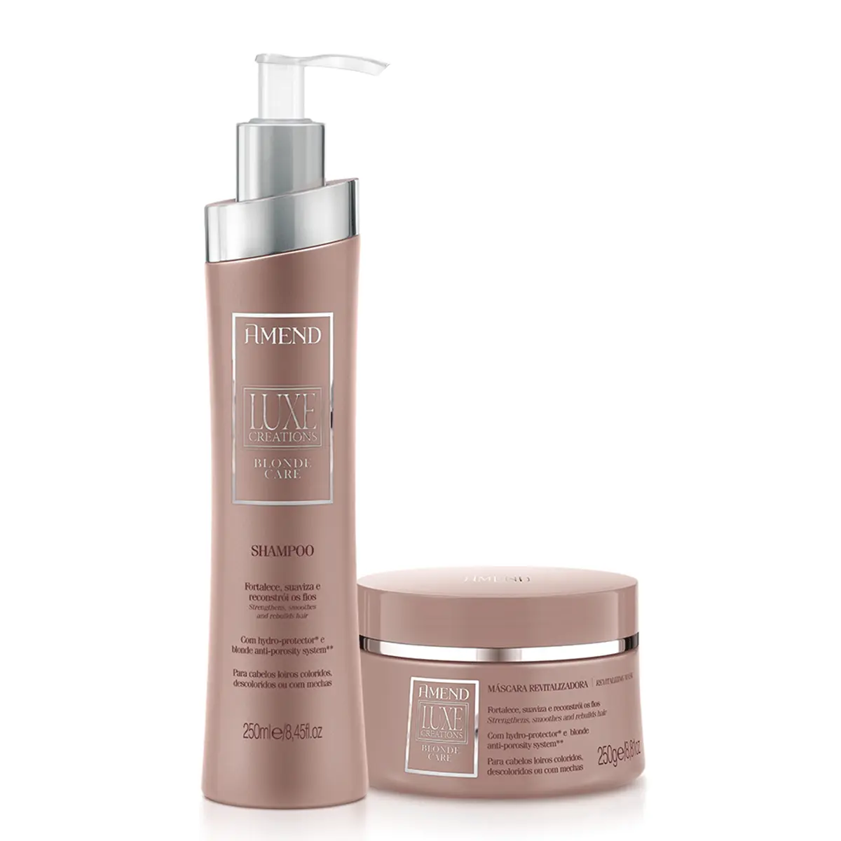 Kit Luxe Creations Blonde Care Shampoo e Máscara