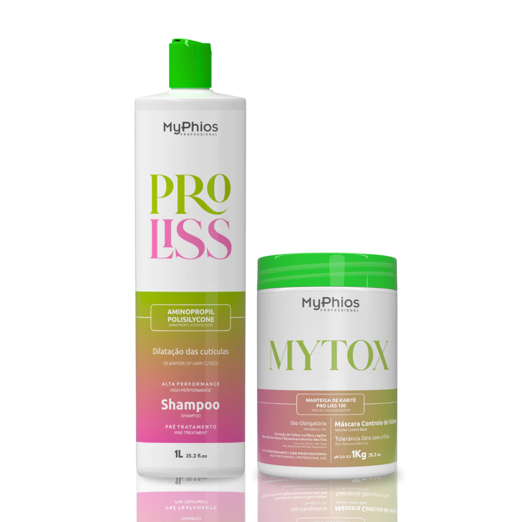 MyTox 1Kg + Shampoo ProLiss Pré Tratamento 1L
