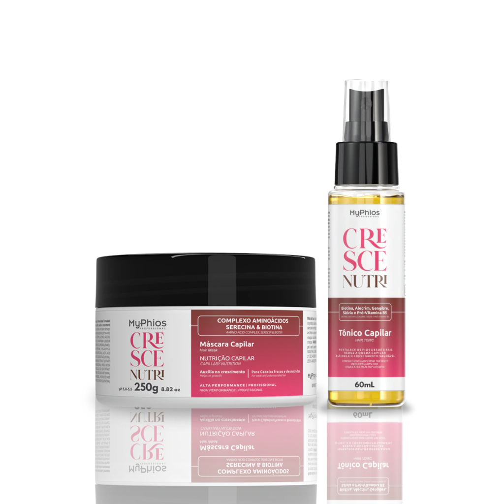 Máscara Cresce Nutri 250g + Tônico Capilar 60ml