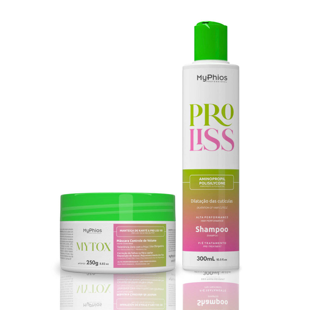 MyTox 250g + Shampoo ProLiss Pré Tratamento 300ml