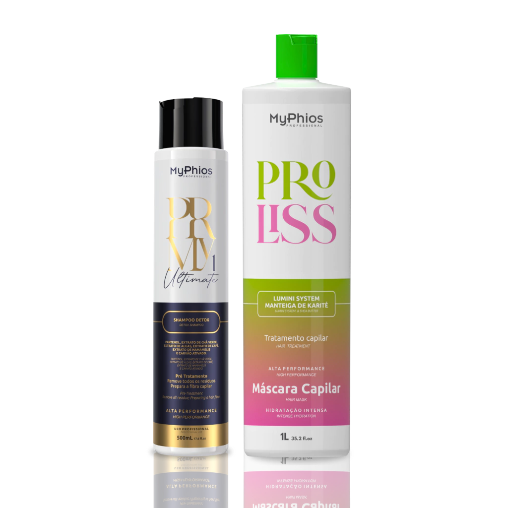 Shampoo Detox 500mL + ProLiss - Máscara 1L
