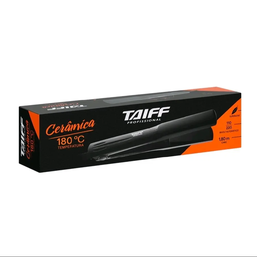 Taiff Chapa Cerâmica 180°C com Temperatura Ajustável 110