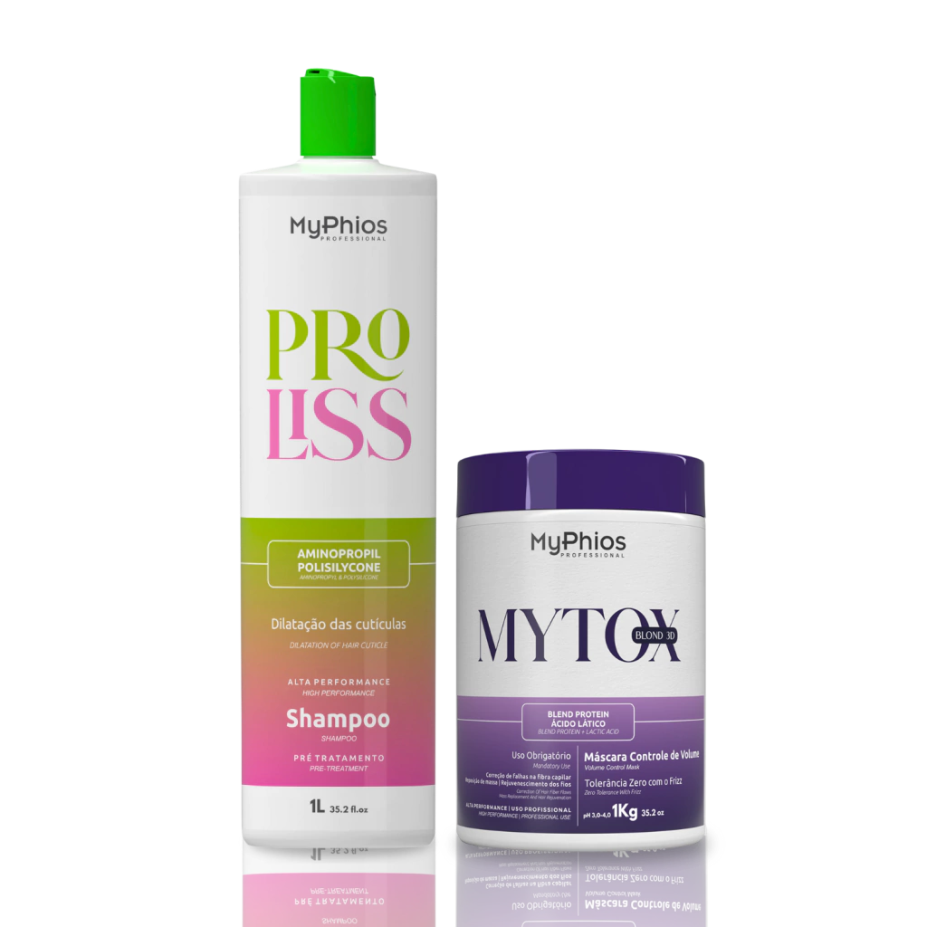 MyTox Blond + Shampoo ProLiss Pré Tratamento 1L