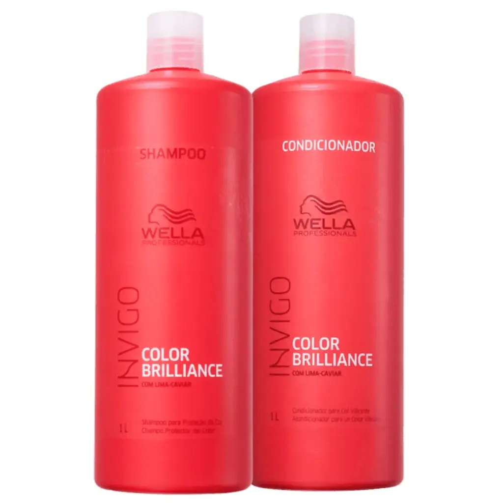 Kit Invigo Color Brilliance Shampoo + Condicionador 1L - Wella