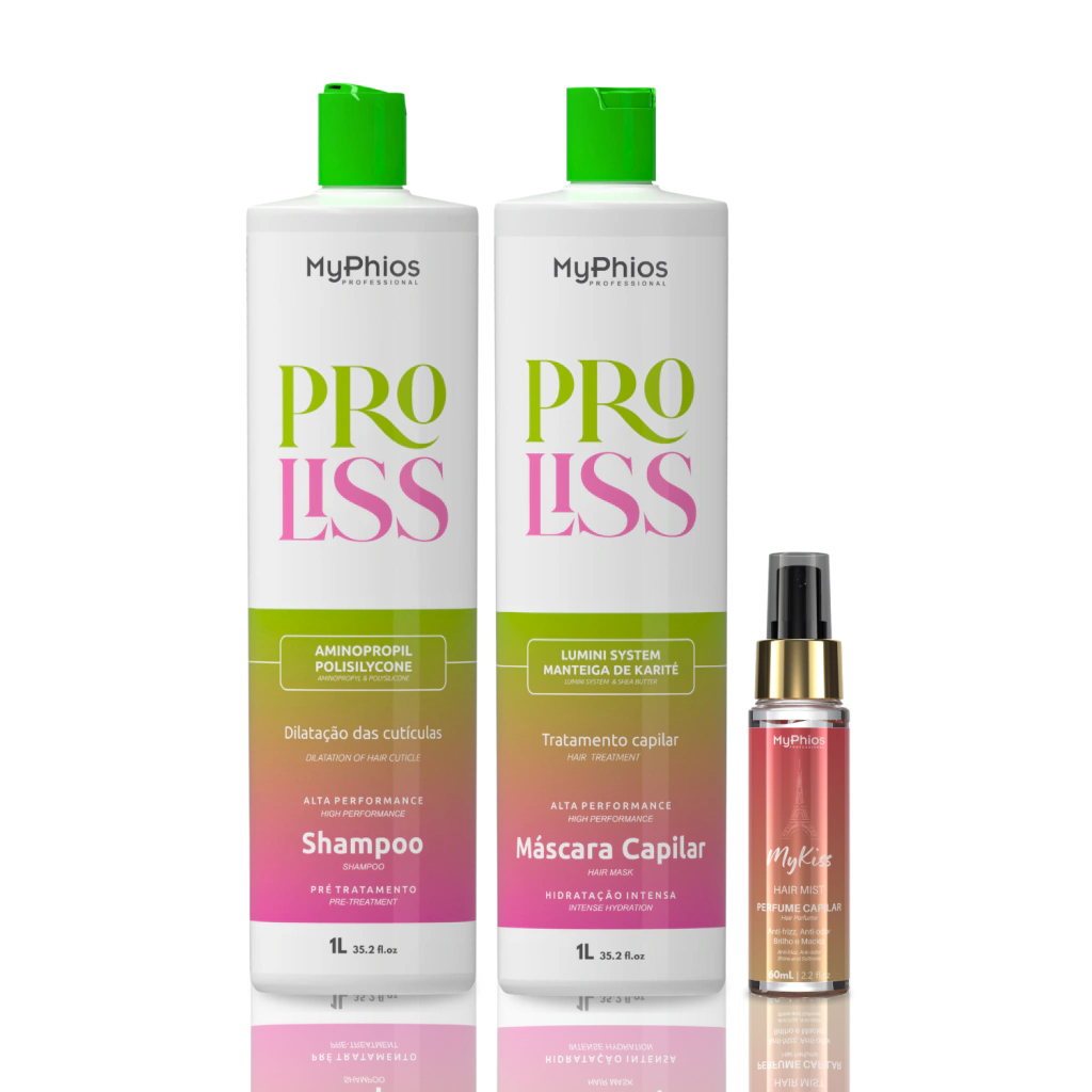 Kit ProLiss 1L + Perfume Capilar MyKiss 60ml