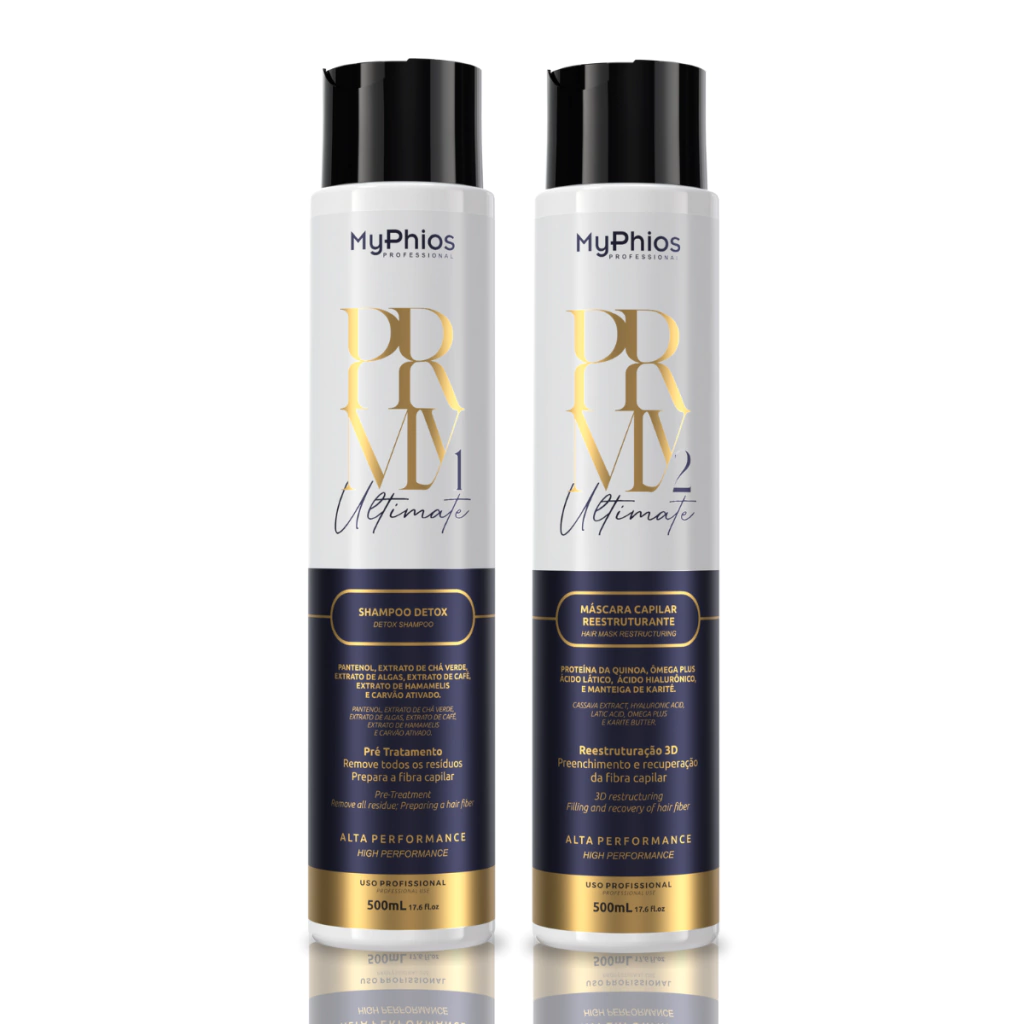 Ultimate PRMY - Shampoo Detox e Máscara Reestruturante (2x500ml)